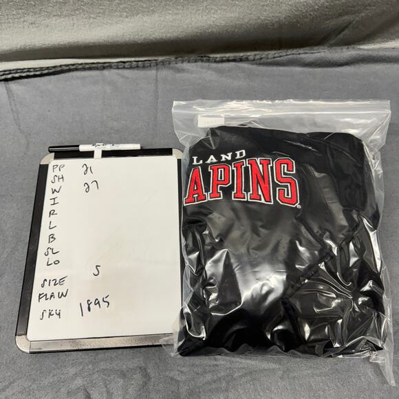 Maryland Terrapins Jacket Mens Small Black Full Zip Fleece Lined Under armour - Picture 8 of 8